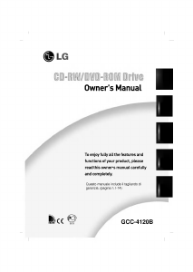 Manual LG GCC-4120B DVD Player