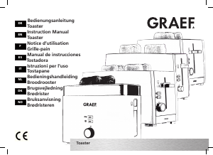 Manual de uso Graef TO 62 Tostador