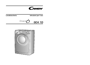 Manuale Candy GC4 1061D-01 Lavatrice