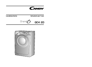 Manuale Candy GC4 1072D2-S Lavatrice