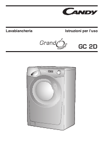 Manuale Candy GC 14102DS3/1-84 Lavatrice