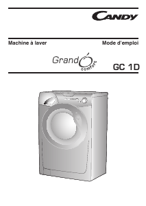 Mode d’emploi Candy GC 14101D2-47 Lave-linge