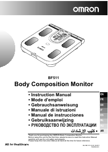 Manual Omron BF511 Scale