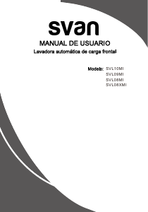 Manual de uso Svan SVL08XMI Lavadora