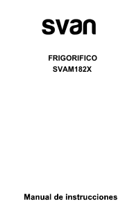 Manual Svan SVAM182X Fridge-Freezer