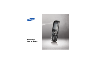 Manual Samsung SGH-J750 Mobile Phone