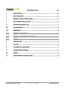 Handleiding Powerplus POWAIR0105 Verfspuit
