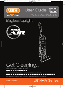 Manual Vax Air Pet Vacuum Cleaner