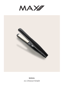 Handleiding Max Pro XS Stijltang