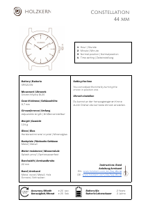Manual Holzkern Centaurus Watch