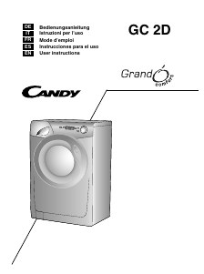 Manual Candy GC 1062D1/1-S Washing Machine