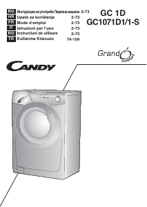 Priručnik Candy GC 1071D1-S Stroj za pranje rublja