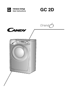 Manual Candy GC 1072D2/1-S Washing Machine