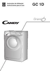 Manual Candy GC 1461D1-S Máquina de lavar roupa