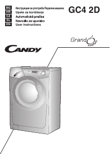 Manuál Candy GC4 1262D1/2-S Pračka