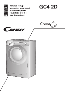 Priročnik Candy GC4 1272D3/2-S Pralni stroj