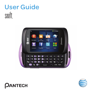 Handleiding Pantech Swift (AT&T) Mobiele telefoon