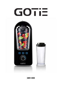 Bruksanvisning GOTIE GBV-800 Juicepress
