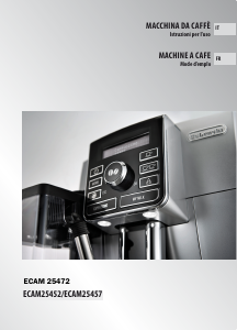 Mode d’emploi DeLonghi ECAM25.452.S Cafetière