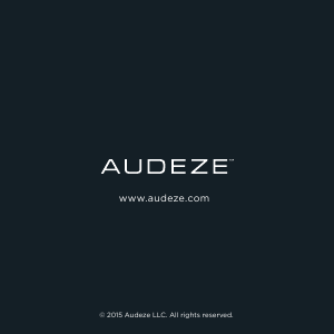 Mode d’emploi Audeze LCD Casque