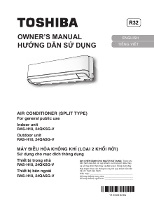 Hướng dẫn sử dụng Toshiba RAS-H18QASG-V Máy điều hòa không khí