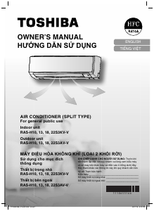 Handleiding Toshiba RAS-H22S3AV-V Airconditioner