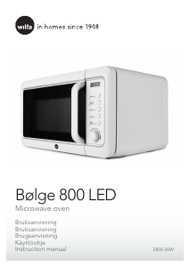 Manual Wilfa E800-20W Microwave