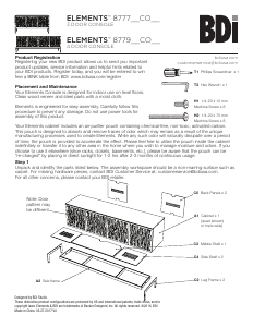 Handleiding BDI Elements 8777 Console TV meubel