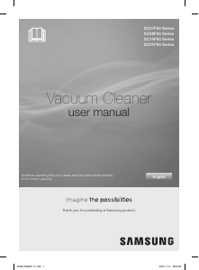 Manual Samsung SC08F60JV Vacuum Cleaner