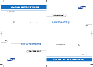 Manual Samsung DSB-H370 Digital Receiver