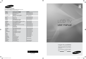Manual Samsung LE40A686M1F LCD Television