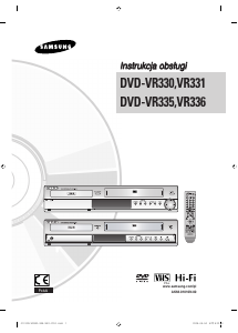Instrukcja Samsung DVD-VR335 Kombinacja DVD-Video