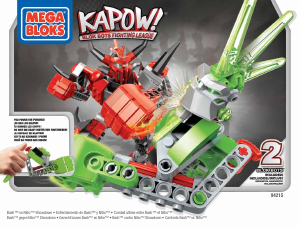 Handleiding Mega Bloks set 94215 Kapow Bash vs. Nitro showdown