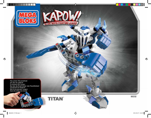 Manual Mega Bloks set 94202 Kapow Titan