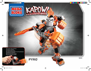 Kullanım kılavuzu Mega Bloks set 94203 Kapow Pyro