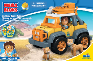 Handleiding Mega Bloks set 3037 Go Diego Go Buildable rescue vehicle