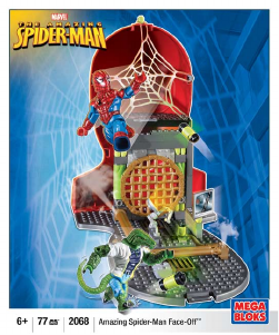 Manual Mega Bloks set 2068 Marvel Amazing Spider-Man face-off
