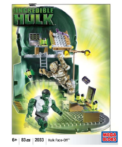 Manual Mega Bloks set 2033 Marvel Hulk face-off