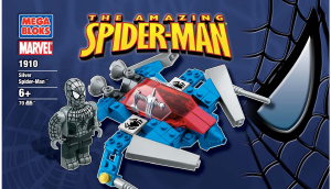 Handleiding Mega Bloks set 1910 Marvel Silver Spider-Man