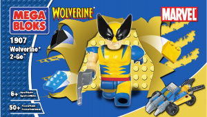 Handleiding Mega Bloks set 1907 Marvel Wolverine