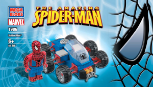 Handleiding Mega Bloks set 1986 Marvel Spider-Man