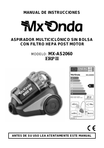 Mode d’emploi MX Onda MX-AS2060 Aspirateur