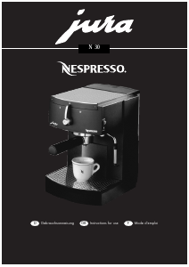 Mode d’emploi Jura NESPRESSO N30 Machine à expresso