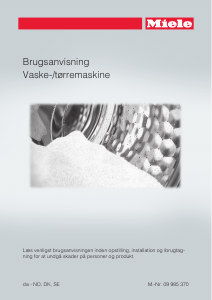 Brugsanvisning Miele WT 2796 WPM Vaske-tørremaskine
