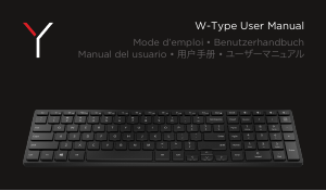 Bedienungsanleitung Brydge W-Type Tastatur