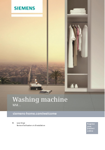 Mode d’emploi Siemens WM14Q472FF Lave-linge