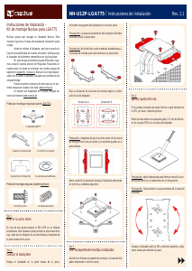 Manual de uso Noctua NH-U12P Enfriador de CPU