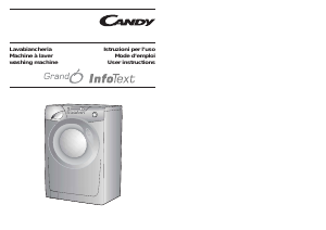 Manuale Candy GO 616 TXT-86S Lavatrice
