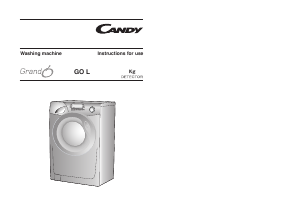 Manual Candy GO 121054L-04S Washing Machine