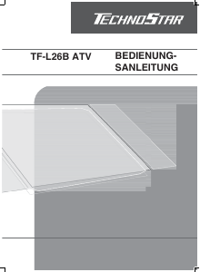 Handleiding TechnoStar TF-L26B ATV LCD televisie